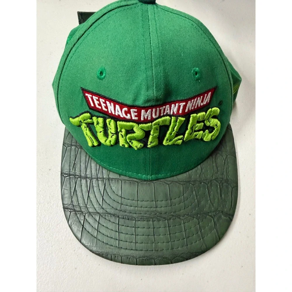 New Era 9FIFTY Teenage Mutant Ninja Turtles Snapback Hat Rare TMNT Reptile Brim‎
